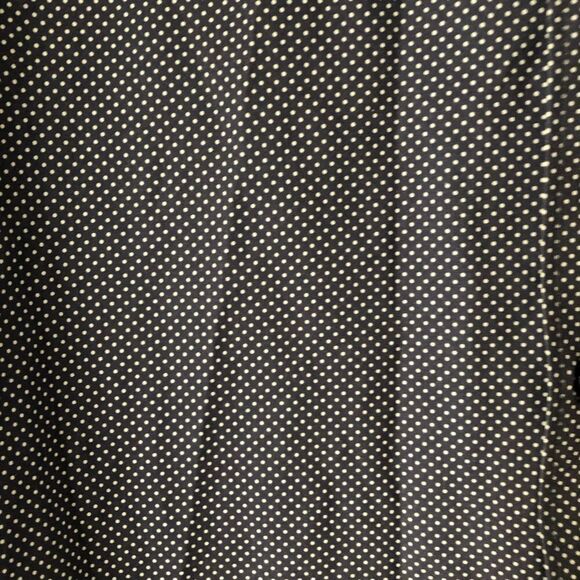 Tallia Navy Blue & White Polka Dot Button Front Paisley Flip Cuff Shirt - S - Picture 6 of 13